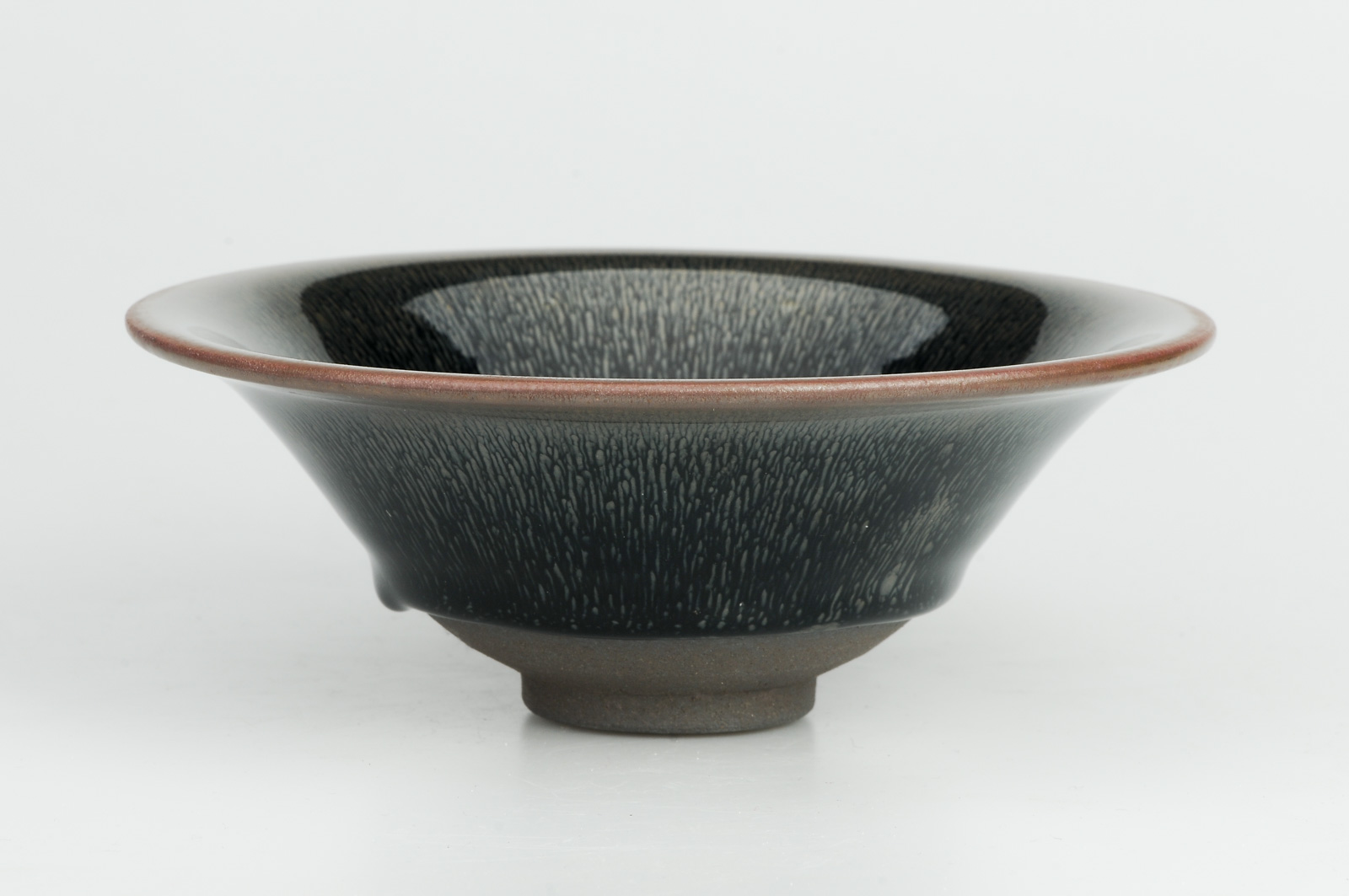 5cm               金兔毫撇口大盏             材质:建盏器型:撇口